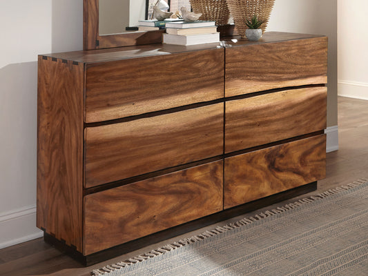 Winslow 6-drawer Dresser Smokey Walnut