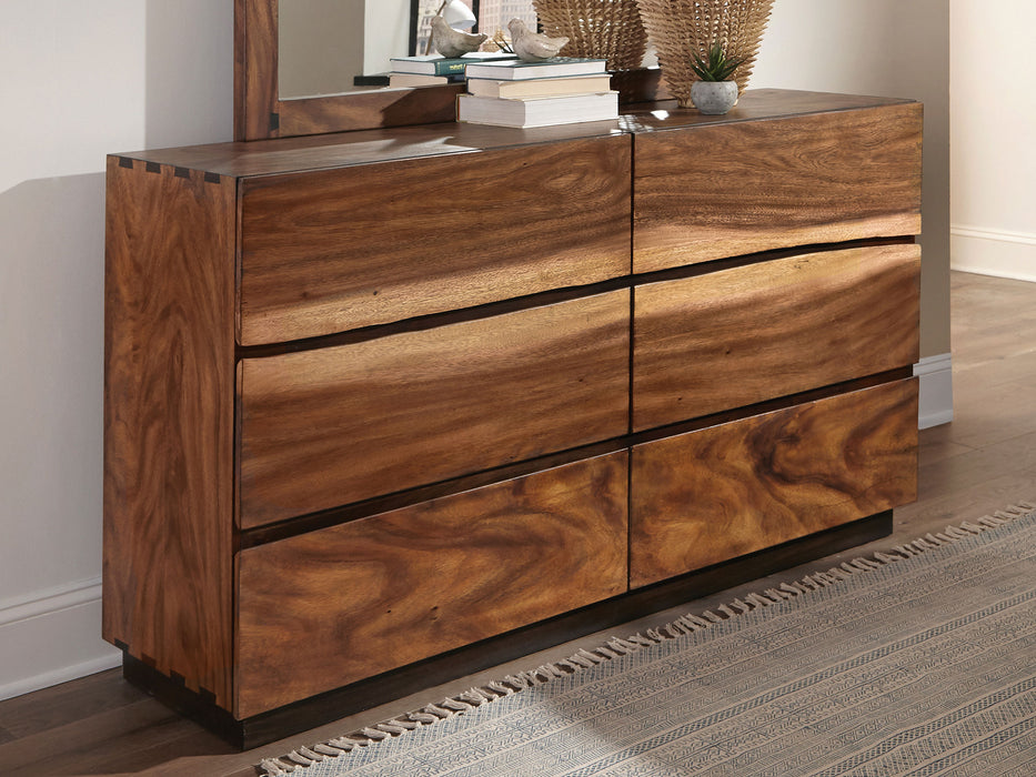 Winslow 6-drawer Dresser Smokey Walnut