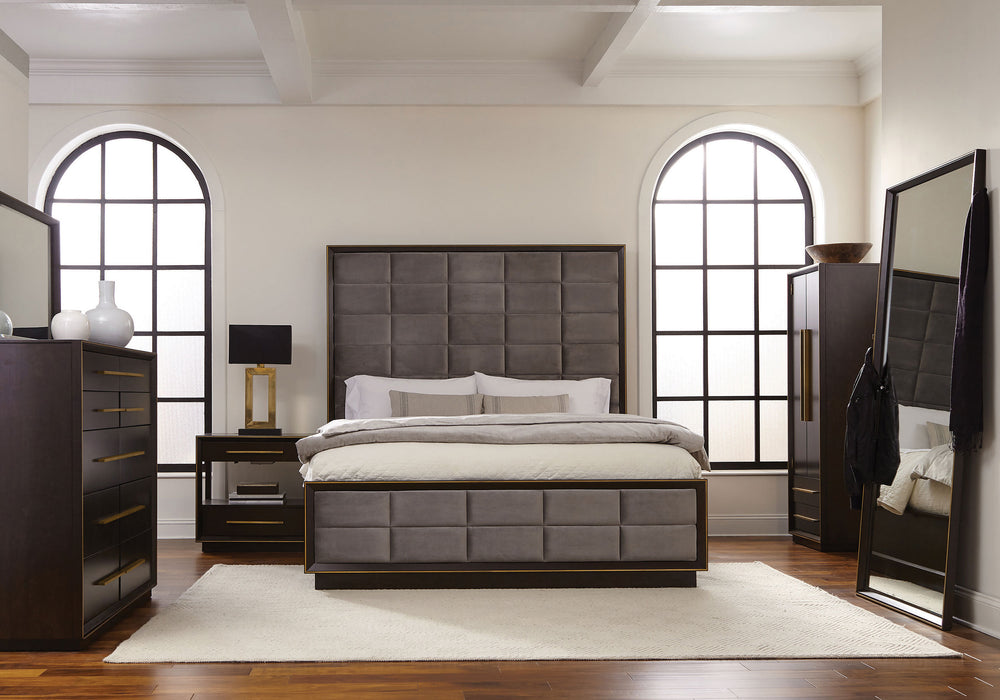 Durango 4-piece California King Bedroom Set Peppercorn