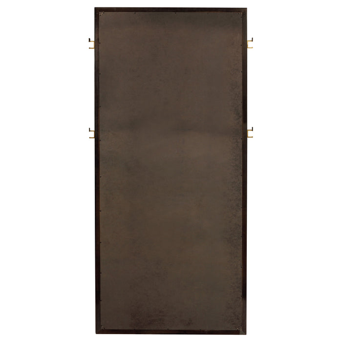 Durango 36 x 80 Inch Standing Floor Mirror Smoked Peppercorn