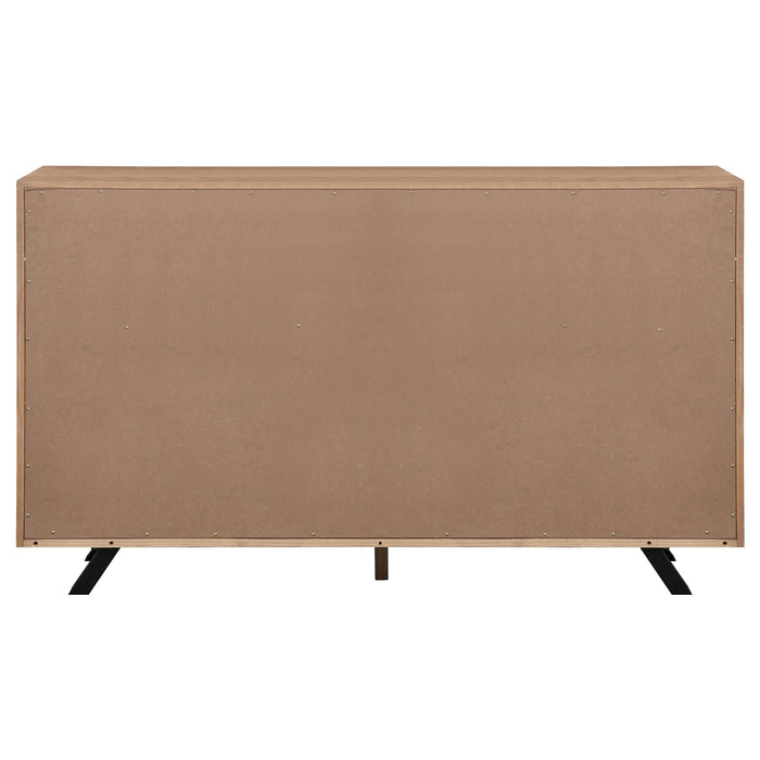 Taylor 7-drawer Dresser Light Honey Brown