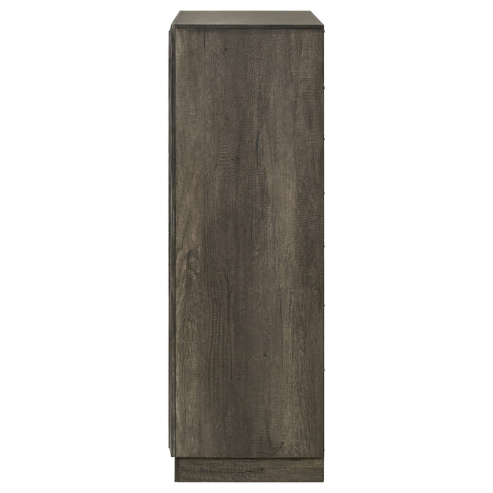 Janine 5-drawer Bedroom Chest Grey