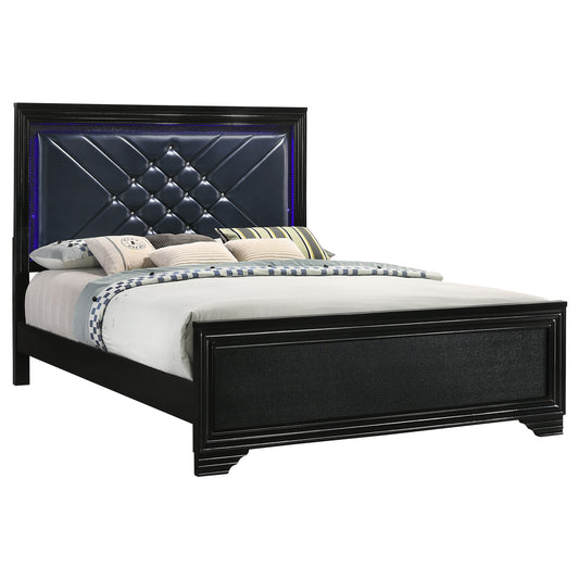 Penelope 4-piece California King Bedroom Set Midnight Star