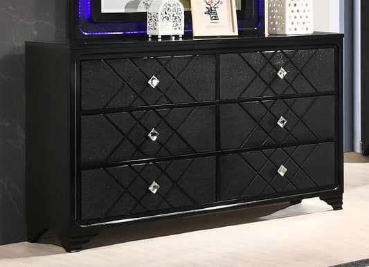 Penelope 6-drawer Dresser Midnight Star