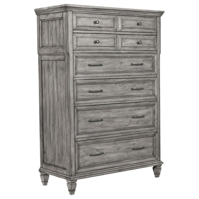 Avenue 5-piece Queen Bedroom Set Weathered Grey