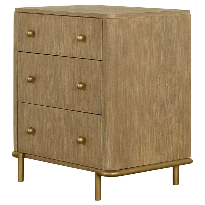 Arini 3-drawer Nightstand Sand Wash