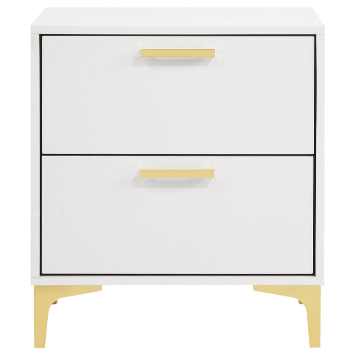 Kendall 2-drawer Nightstand White