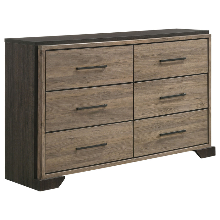 Baker 6-drawer Dresser Light Taupe