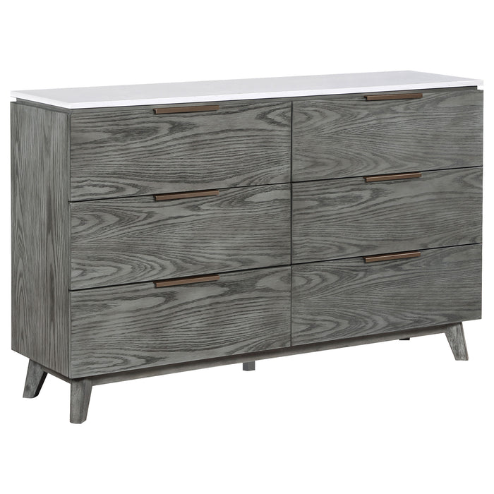 Nathan 4-piece California King Bedroom Set Grey