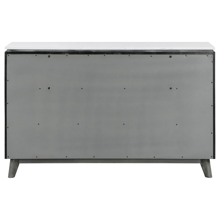 Nathan 6-drawer Dresser Grey