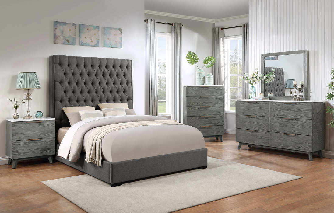 Nathan 6-drawer Dresser Grey