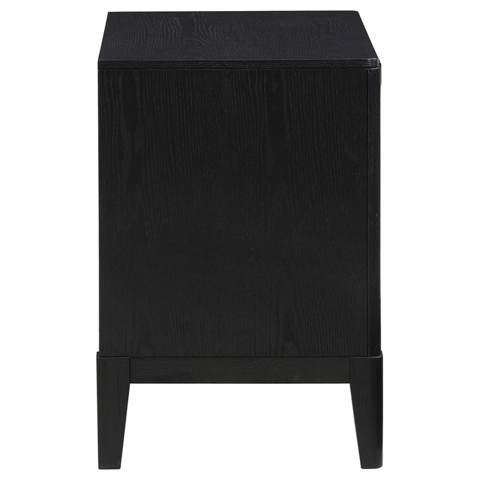 Brookmead 2-drawer Nightstand Black