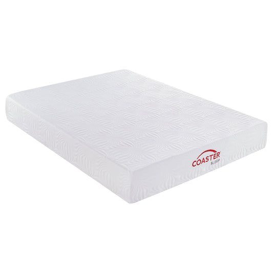 Key 10" Full Memory Foam Mattress White