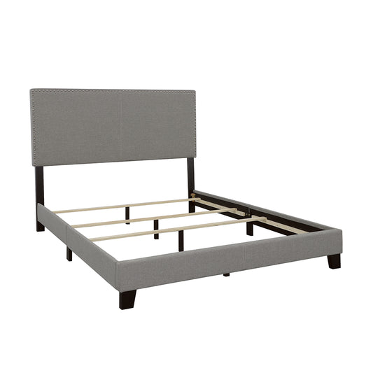 Boyd Upholstered Queen Panel Bed Grey