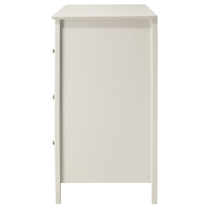 Selena 6-drawer Dresser Cream White