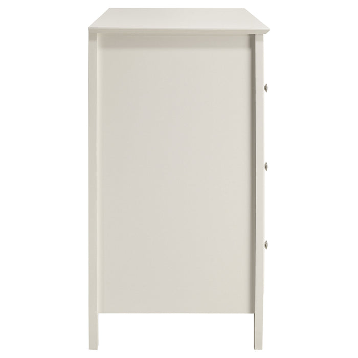 Selena 6-drawer Dresser Cream White