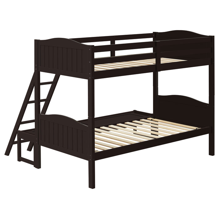 Arlo Wood Twin Over Full Bunk Bed Espresso