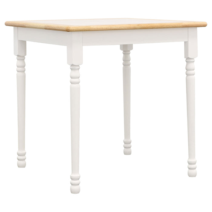 Carlene 5-piece Square Windsor Dining Table Set White