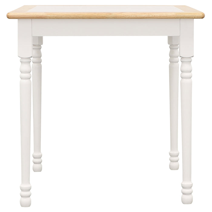 Carlene 5-piece Square Windsor Dining Table Set White