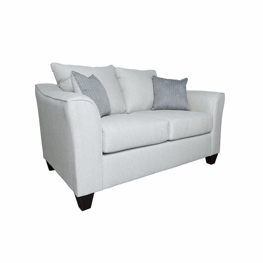 Salizar Upholstered Flared Arm Loveseat Sand