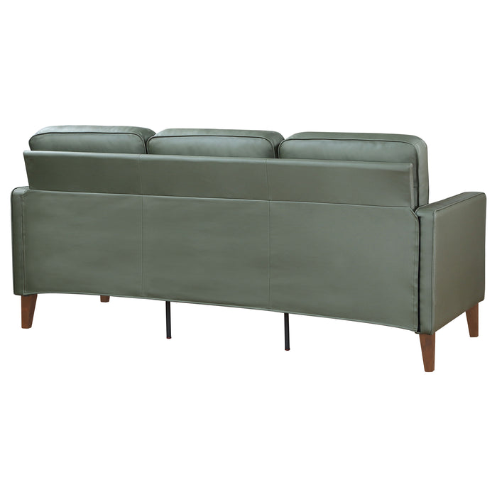 Jonah Upholstered Track Arm Sofa Green