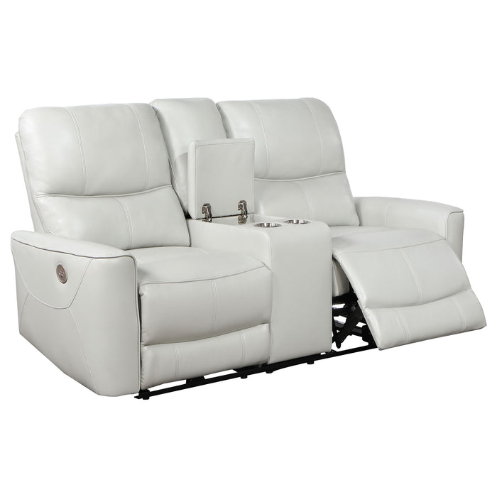 Greenfield 3-piece Power Reclining Sofa Set Ivory