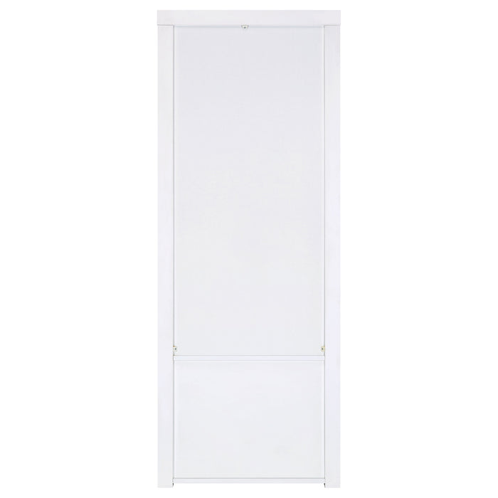 Jude 3-shelf Engineered Wood Media Tower High Gloss White