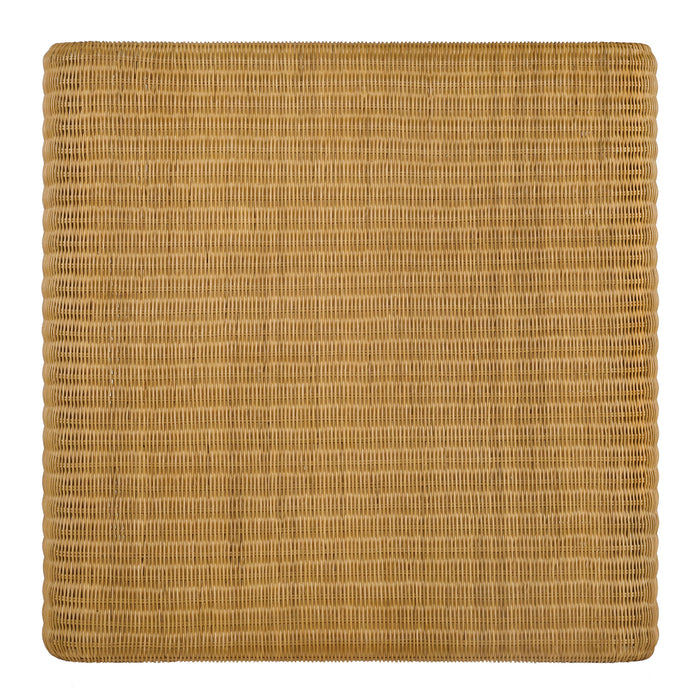 Juanita Square Woven Rattan Coffee Table Natural