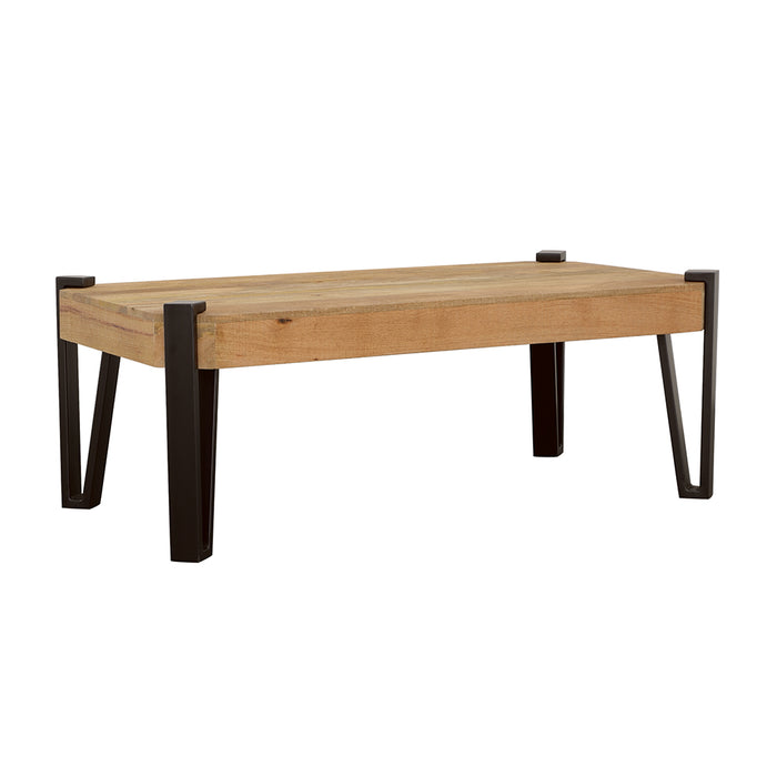 Winston Rectangular Wood Top Coffee Table Natural