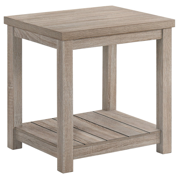 Colter 3-piece Engineered Wood Coffee Table Set Greige