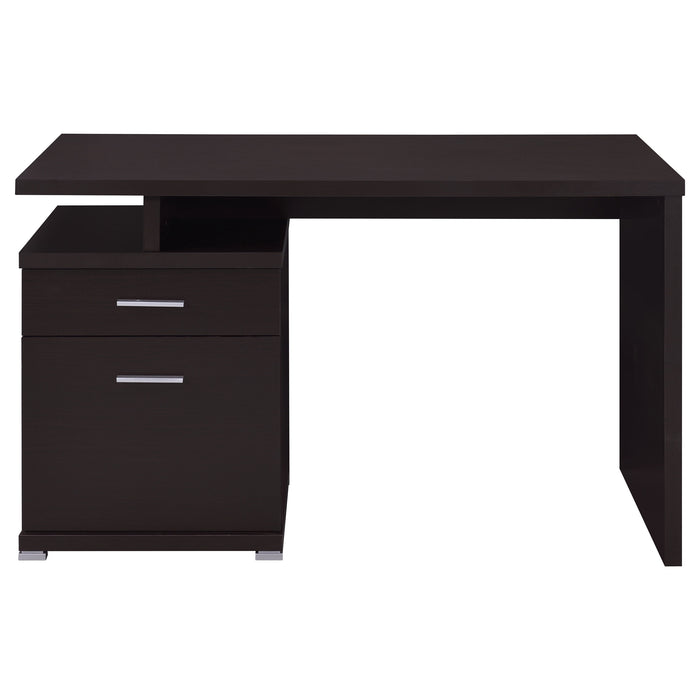 Irving 47-inch 2-drawer Office Computer Desk Cappuccino