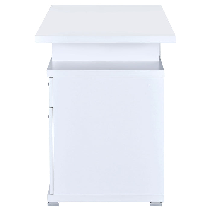 Irving 47-inch 2-drawer Office Computer Desk White