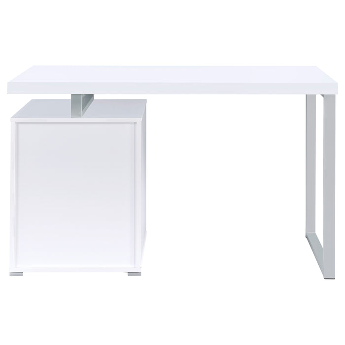 Brennan 47-inch 3-drawer Office Computer Desk White