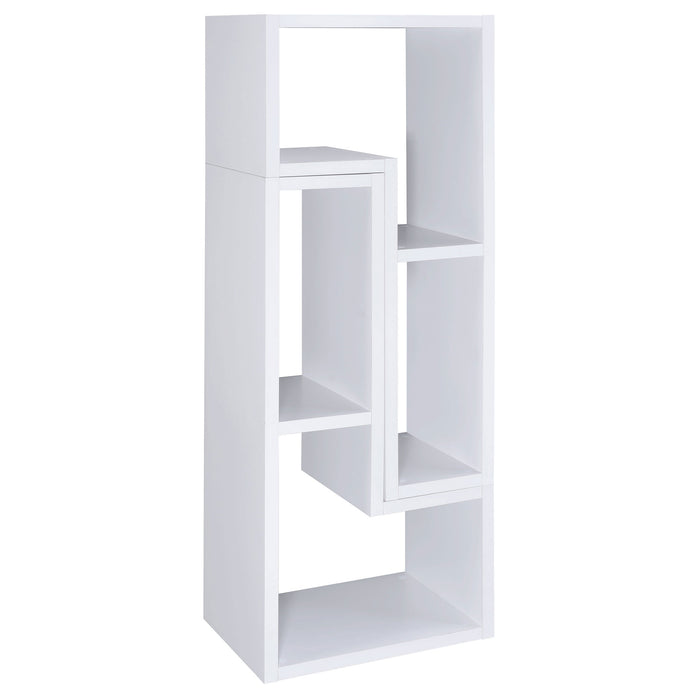 Velma Multipurpose TV Stand and Bookshelf White