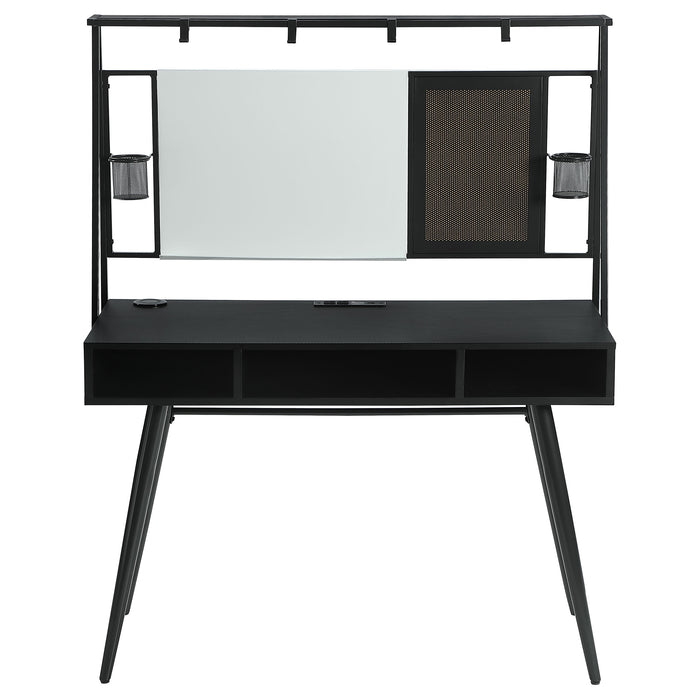 Jessie 47-inch Writing Desk with Whiteboard and USB Black