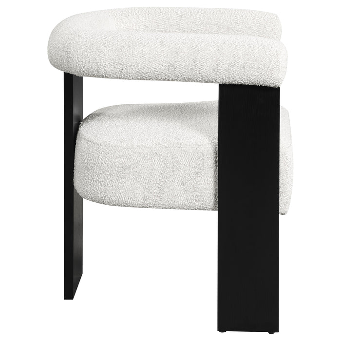 Ramona Boucle Upholstered Accent Side Chair Cream