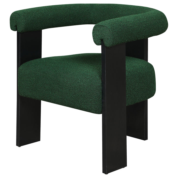 Ramona Boucle Upholstered Accent Side Chair Green