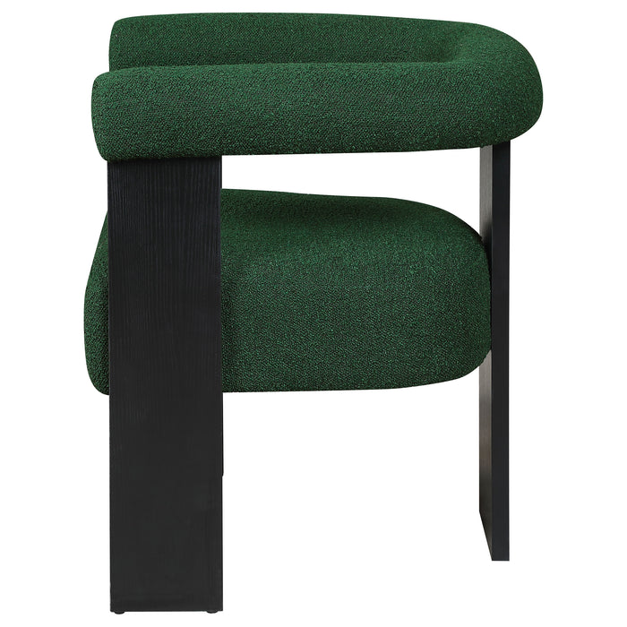 Ramona Boucle Upholstered Accent Side Chair Green