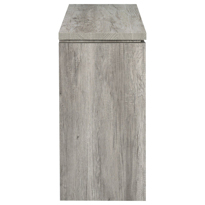 Enoch 2-door Engineered Wood Accent Cabinet Grey Driftwood