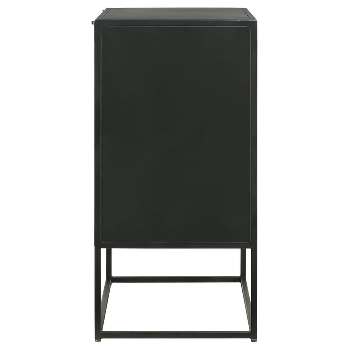 Alcoa 3-drawer Multi-Purpose Tall Accent Cabinet Black