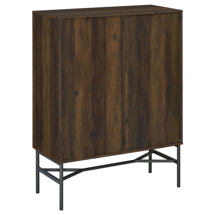 Bonilla 2-door Engineered Wood Cabinet Dark Pine