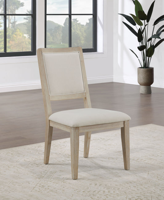 Trofello Cushioned Dining Side Chair White Washed (Set of 2)