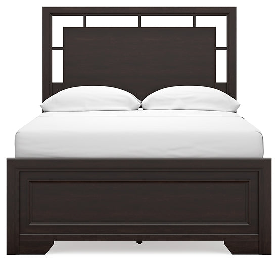 Covetown Full Panel Bed with Dresser