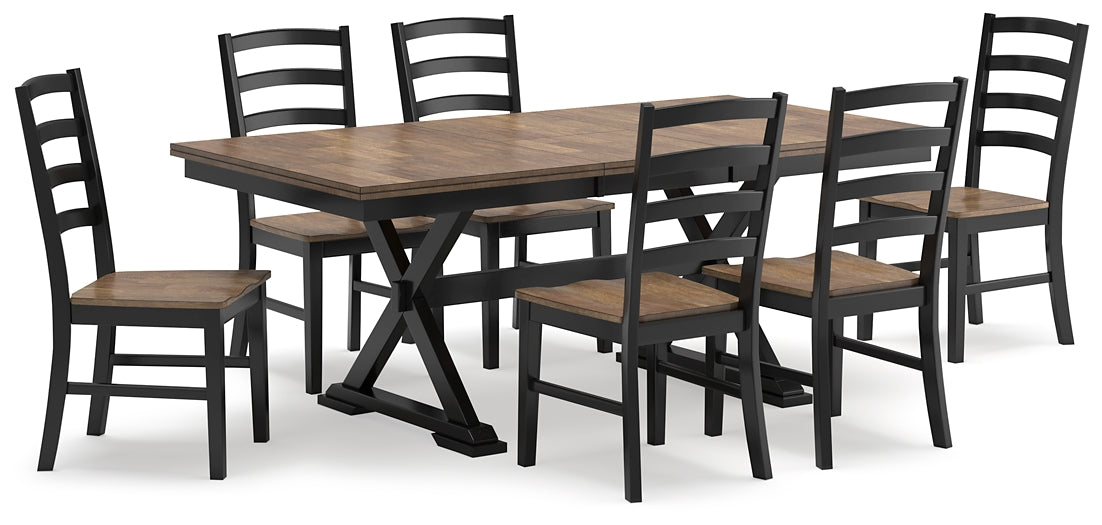 Wildenauer Dining Table and 6 Chairs