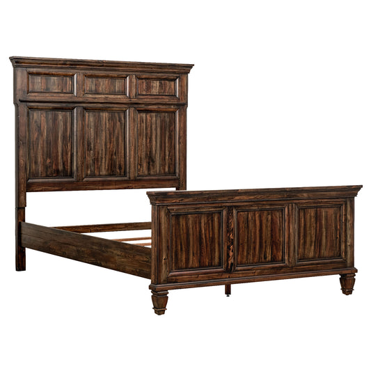 Avenue 4-piece Eastern King Bedroom Set Weathered Brown