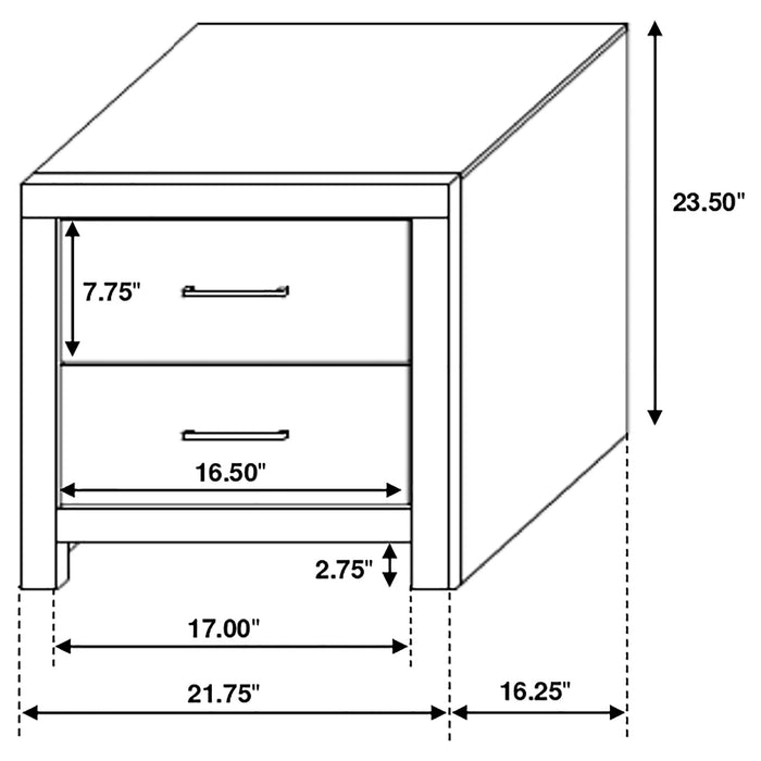 Brantford 5-piece Queen Bedroom Set Barrel Oak