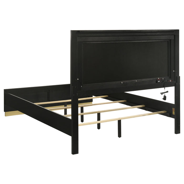 Caraway 5-piece California King Bedroom Set Black