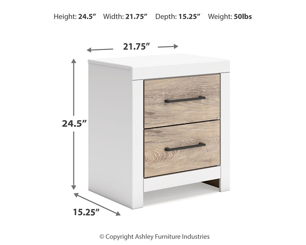 Charbitt Full Panel Bed with Dresser and Nightstand