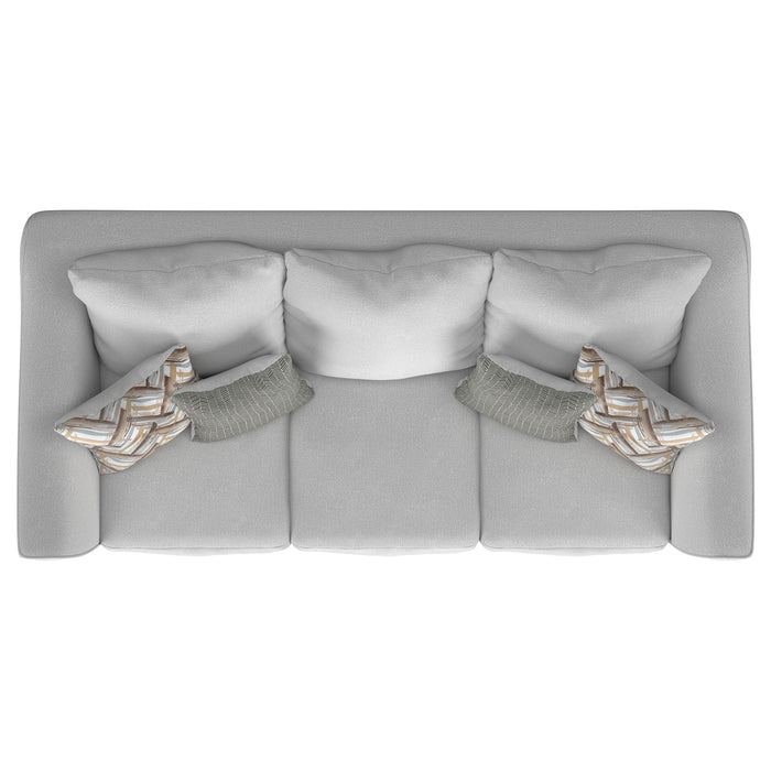 Salizar Upholstered Flared Arm Sofa Sand