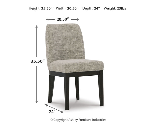 Burkhaus Dining UPH Side Chair (2/CN)